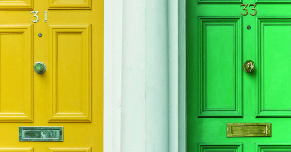 Two Front Doors
