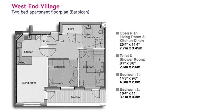 Barbican Floor Plan WEV