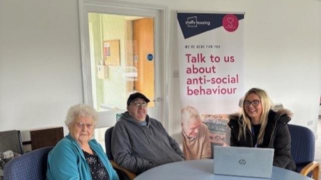 Liv With Customers At ASB Surgery