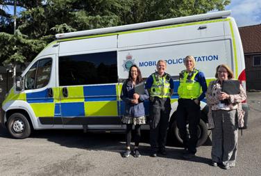 ASB Drop In Session Ruxley Court 23 Sept Sharon And Aileen